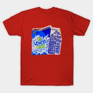 Low-fat Milk Carton T-Shirt